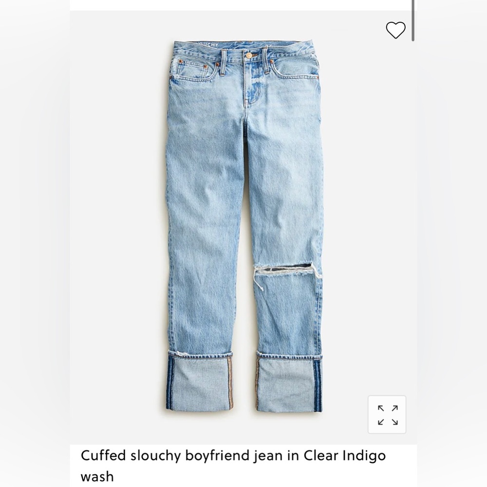 J Crew slouchy boyfriend jeans 32